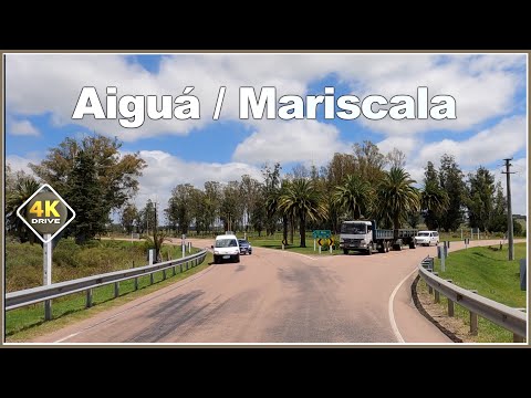 4K DRIVE from AIGUA to Mariscala URUGUAY UY driving vlog