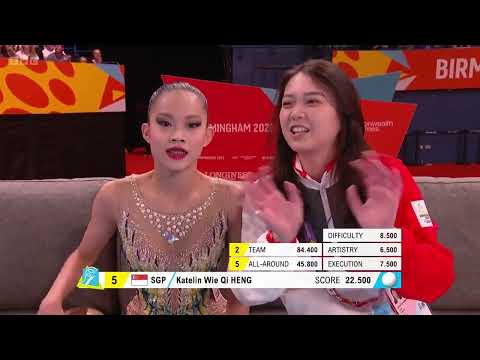 Rotation 2 - HENG Katelin Wie Qi (SGP) Ball (Qualifications) [Common Wealth Games 2022]