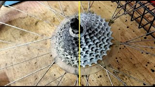 How to Clean a Cassette. White Lightning Clean Streak Degreaser vs. a Very Dirty Cassette!