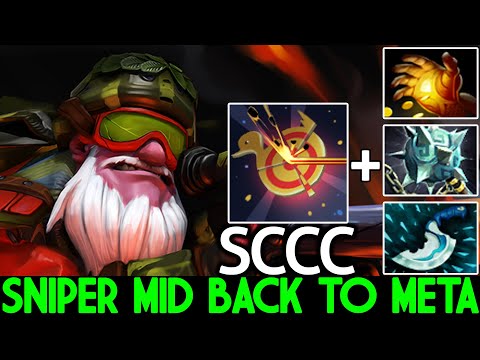 SCCC [Sniper] Bring Sniper Mid Back to Meta With First item Midas Dota 2