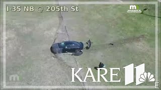 MnDOT cameras capture high-speed crash, driver tackled by law enforcement
