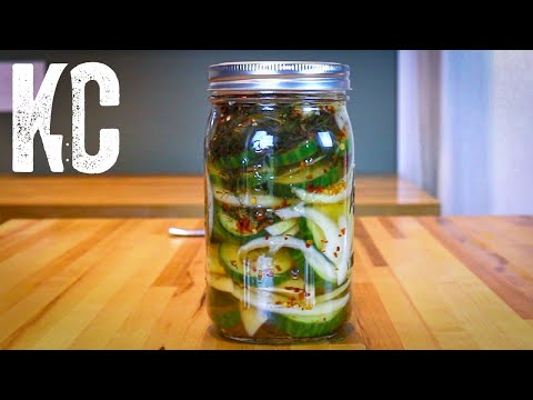 HOW TO MAKE SPICY DILL PICKLES AT HOME | Quick Pickle Recipe