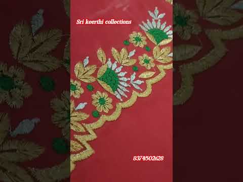 #sri keerthi #collection #latest #computerembroideryworks #design #india #hyderabad 8374502628