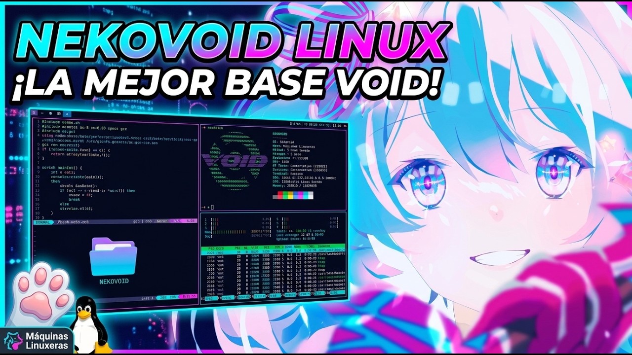 Nekovoid: Menos Configuración, Más Potencia (Void Linux Fácil)