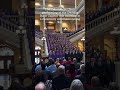 The Tabernacle Choir performs at the Georgia State Capitol during a 9/11 tribute ceremony