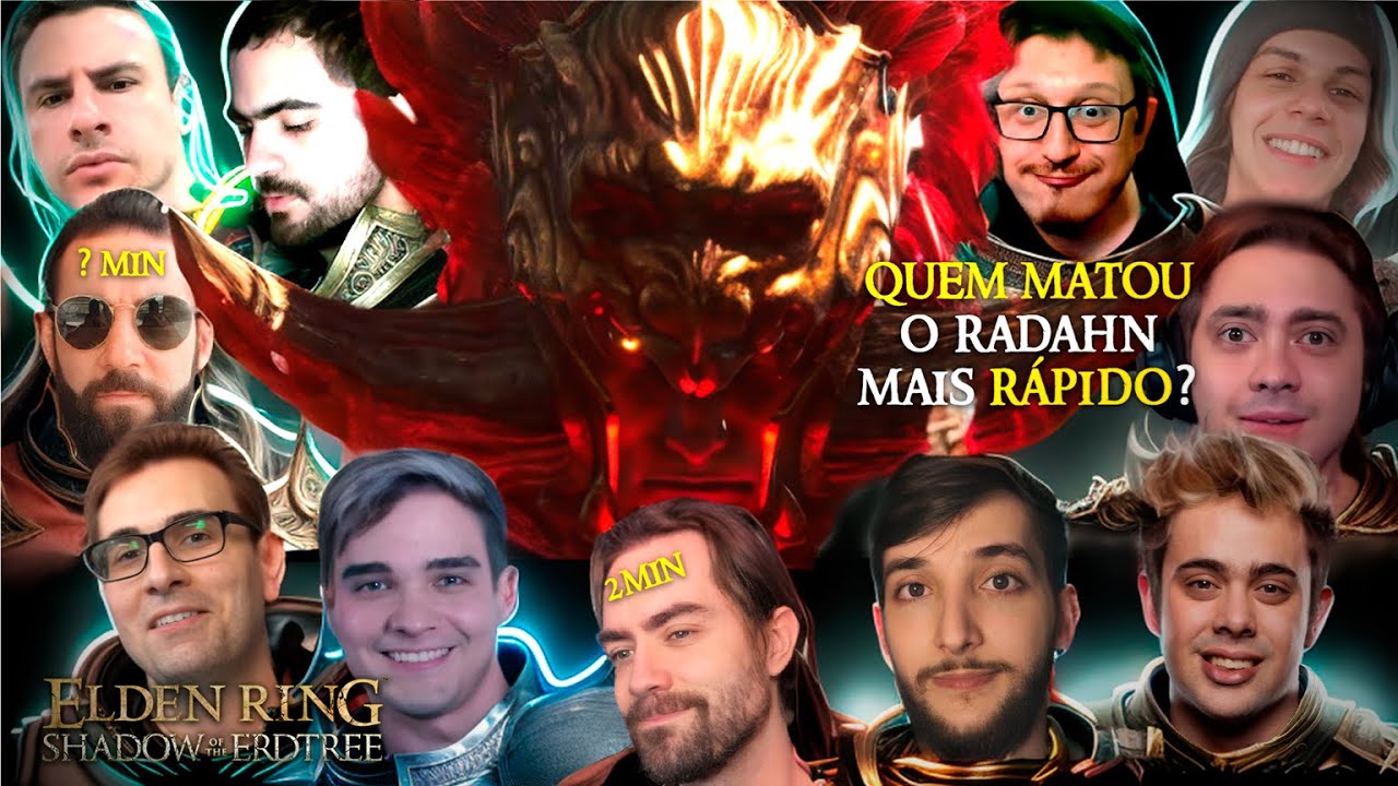 Streamers Reagindo a Radahn - Quem Matou Mais Rápido? #eldenring #eldenringdlc #reagindo #radahn