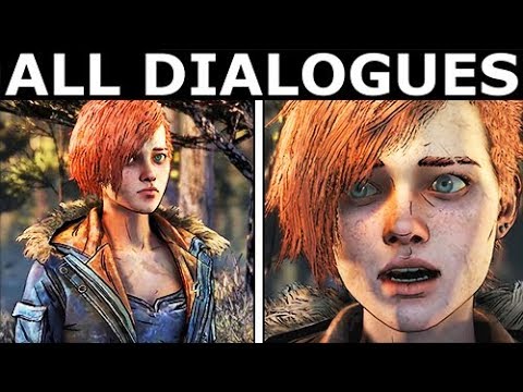 All Dialogues With Minnie In The Woods - The Walking Dead Final Season 4 Episode 3: Broken Toys