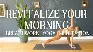 Revitalize Your Morning: Breathwork, Yoga & Meditation for a Calm and Focused Start