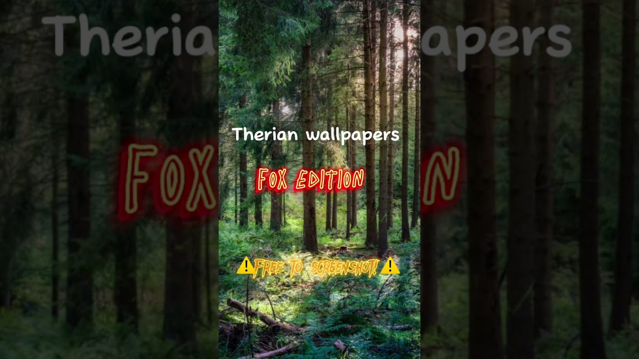 Therian wallpapers fox editon!!! ⚠️Not my photos⚠️ #therian #therianthropy #evol #antizoo