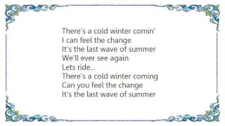 Cold Chisel - The Last Wave of Summer Lyrics