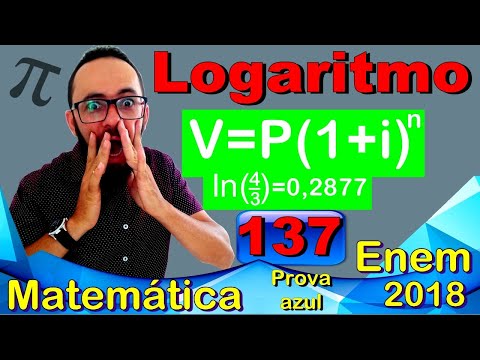 Enem 2018 - Question 137 - Logarithm - Blue Math Exam