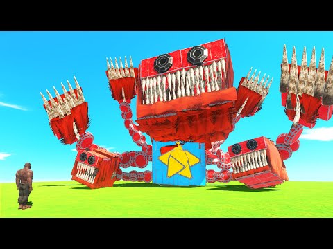 *NEW* Multi-Headed GIANT BOXY BOO Eats Ragdolls! - Animal Revolt Battle Simulator ARBS