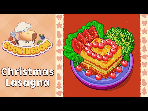 Cookingdom Level 136 Christmas Lasagna | Every Puzzle Solved! 🎯