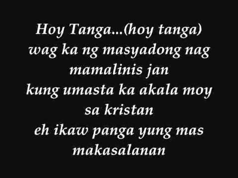 Hoy Tanga at Inggit by Cue c with lyrics