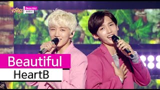 [HOT] HeartB - Beautiful, 하트비 - 뷰티풀, Show Music core 20150919