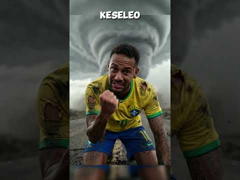 DETIK-DETIK MENEGANGKAN! NeymarTerjebak Puting Beliung, Untung Ada Ronaldo! 😱🌪️