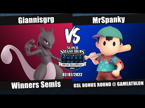 GSL22BR - WS - Giannisgrg (Mewtwo) vs MrSpanky (Ness) - Super Smash Bros. Ultimate