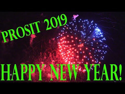 Prosit Neujahr 2019 - Feuerwerk - Kirchberg Tirol
