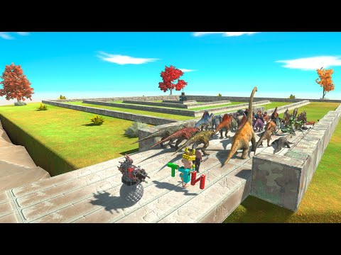 All Units Escape from Sphere Bot - Animal Revolt Battle Simulator