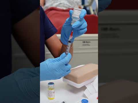 How to reconstitute powder meds! #nursing #nursingschool