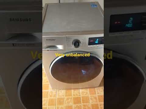 unbalanced washing machine shaking and vibrating when spinning