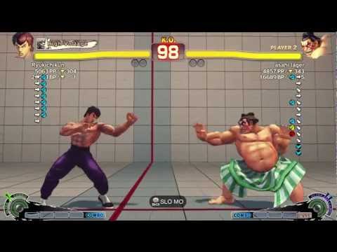 Ryukichikun (Fei Long) vs asahi lager (Honda) - AE 2012 Ranked Match *720p HD*