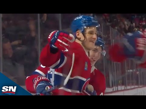 Canadiens' Ivan Demidov Rifles Short-Side Snipe Bar Down Vs. Oilers