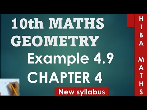 10th maths chapter 4 example 4.9