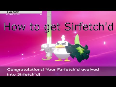How to get Sirfetch'd in Pokemon Sword