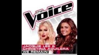Christina Aguilera Ft Jacqui Lee   We Remain Itunes Studio Version