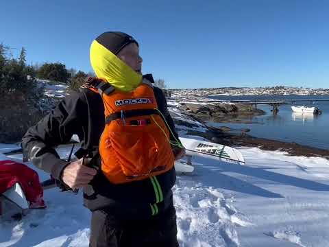 Beautiful winter paddling in Onsala