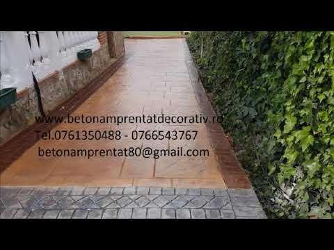 Beton Amprentat Sfânta Elena -Caraș-Severin  Tel.0761350488 -0766543767