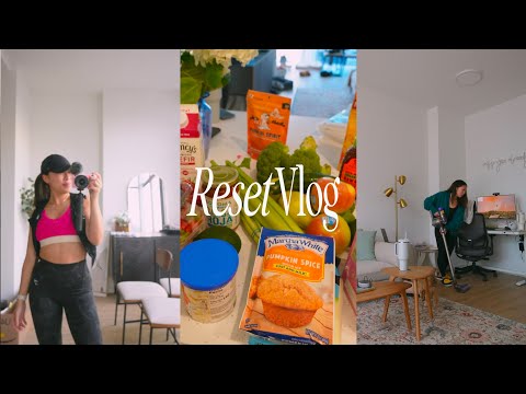 Reset Vlog: Doing everything Ive been avoiding since moving, working & a Misfits Market grocery haul