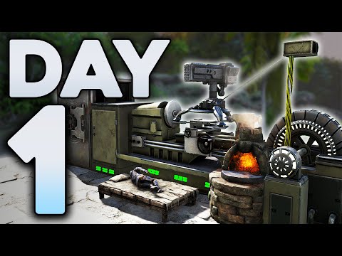 How a 20,000 Hour TRIO Plays Day 1! - ARK PvP