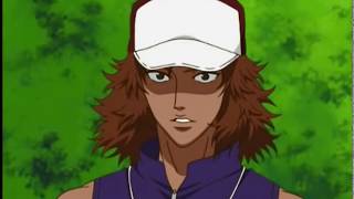Principe del tenis   saque de Ryoma y aparece en las nacionales