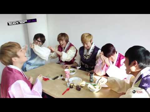 【日本語字幕】 TEEN TOP On Air - TEEN TOPの6人6色 餃子作りビハインドスペシャル
