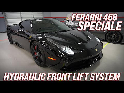 2015 Ferrari 458 Speciale Hydraulic Front Lift System Install | Blackdog Speed Shop