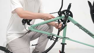 Montagevideo BIKESTAR Leichtgewicht Fahrrad 20, 24, 26 Zoll