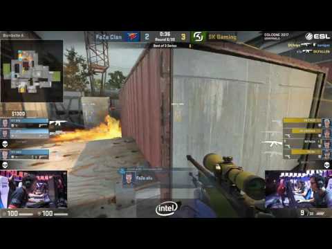 CS:GO - Rain INSANE 3K vs SK Gaming @ ESL One Cologne 2017