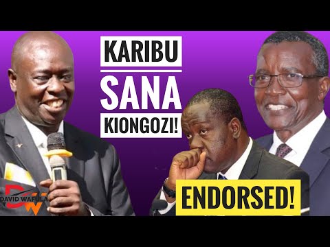 OPPOSITION SET TO FIRE AND REPLACE MATIANGI WITH DAVID MARAGA!!