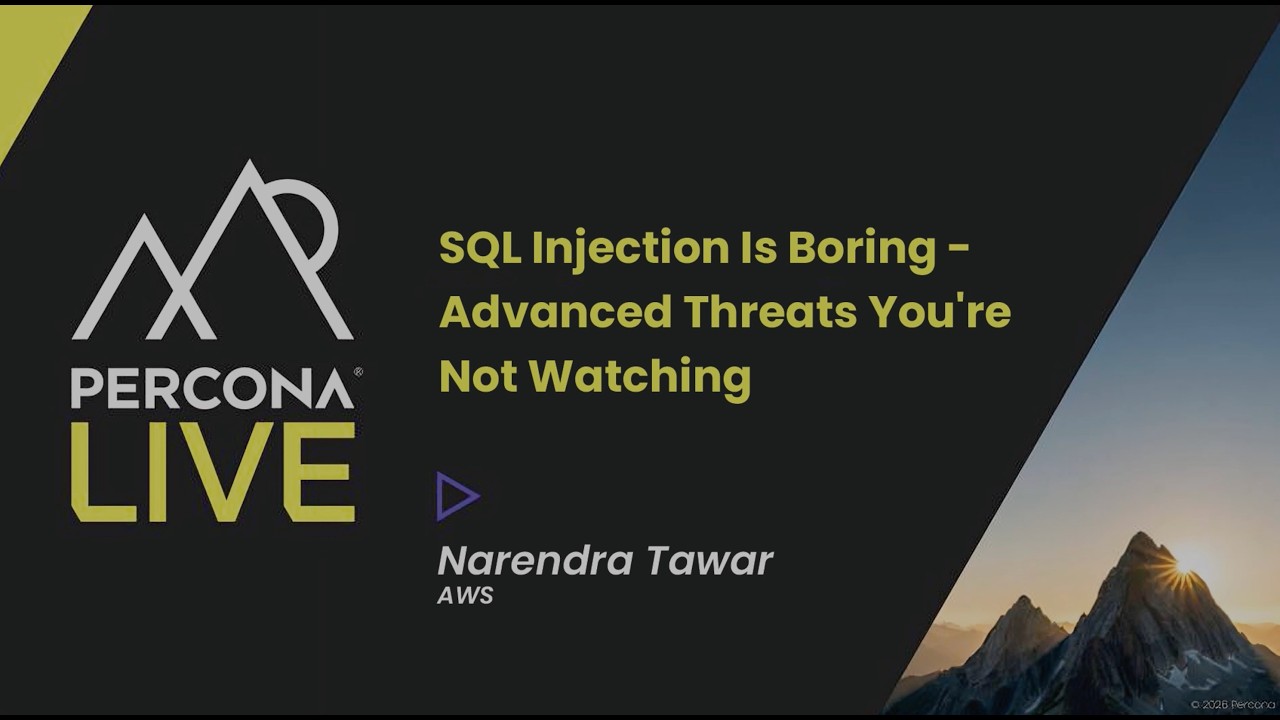 SQL Injection Is Boring - Advanced Threats You're Not Watching