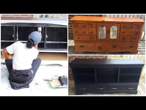 Diy entertainment center (furniture makeover)