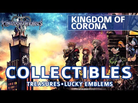 Kingdom Hearts 3 - Kingdom of Corona All Collectible Locations (Lucky Emblems & Treasures)