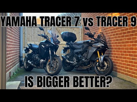Yamaha Tracer 7 vs Tracer 9 review - is bigger better?