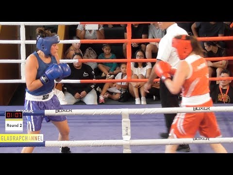 FIght 4: Audrey Guyet vs Danika Turnbull - Akld Amateur Boxing Tournament @ ABA 24Feb18