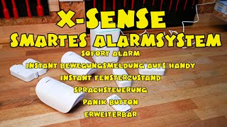 X-Sense-Heimsicherheitssystem 8-teiliges kabelloses Alarmsystem-Set