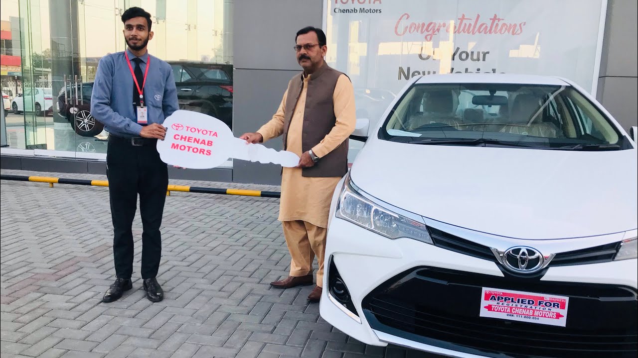 Getting delivery of my new Toyota Corolla Altis X