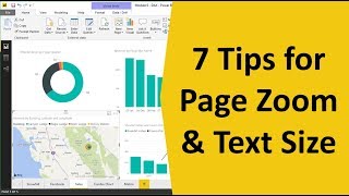 How to Change the Page Zoom and Text Size in Power BI