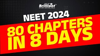 NEET 2024 | Study 80 chapters in 8 days