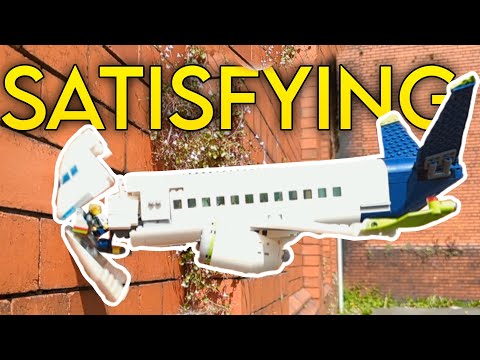 ULTRA SATISFYING Lego Plane Crashes